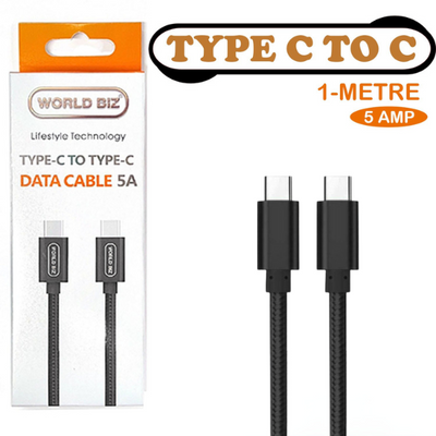 1-meter USB C cable for fast and reliable charging
