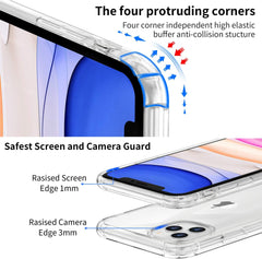 11 Pro Clear Bumper Case - Silicone Shockproof Cover for Enhanced Protection