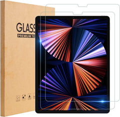  2 Tempered Glass Screens for iPad Pro 12.9" (2021)