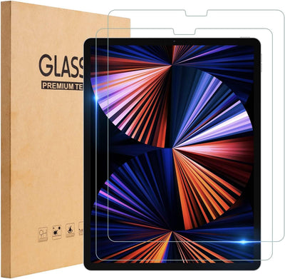  2 Tempered Glass Screens for iPad Pro 12.9