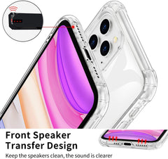 Crystal Clear Silicone Case - Shockproof Bumper Cover for iPhone 11 Pro