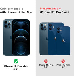Durable Bumper Design - Full Coverage Phone Cover for iPhone 12 Pro Max