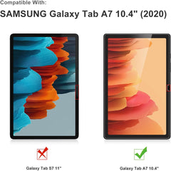 Pair of Tempered Glass Screen Protectors for Samsung Galaxy Tab A7 10.4'' - 2020 Edition