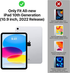 Protective Tempered Glass Set for 10.9-inch Apple iPad 10th Generation (2022)