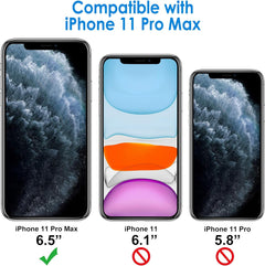 Shockproof Phone Cover - Clear Bumper for iPhone 11 Pro Max 6.5-Inch