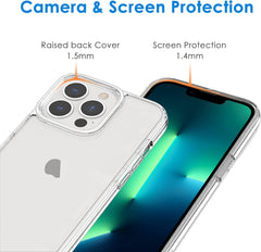 Slim and Tough - Shockproof Bumper Cover for 6.1-Inch iPhone 13 Pro