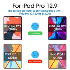  Tempered Glass Protectors for Apple iPad Pro 12.9" (2020) - 4th Gen - Pack of 6