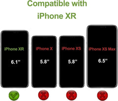 Transparent Bumper Cover for iPhone XR 6.1 - Anti-Scratch Clear Back Case