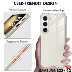 Wholesale Clear Back Case Cover for S23 Plus 5G 6.6