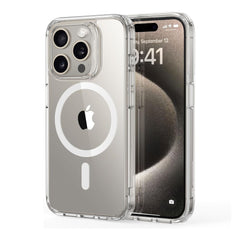 Wholesale Magnetic Clear MagSafe Cover for iPhone 15 Pro Max 6.7 Inch