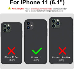 Wholesale slim liquid silicone case for iPhone 11 (6.1).