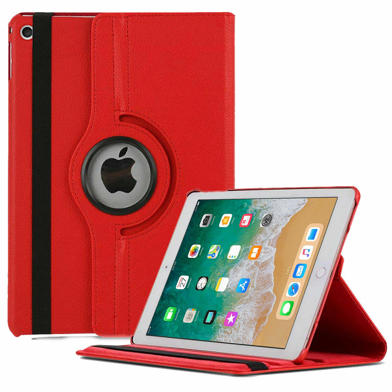 iPad 9.7 2018 Leather 360° Rotating Smart Cover