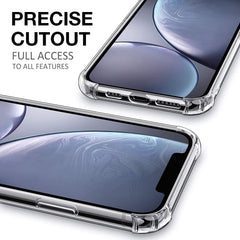iPhone XR Slim Clear Bumper Cover - 6.1 Inch Anti-Scratch Protective Case