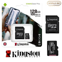 microSD Card 128 GB with Adapter 