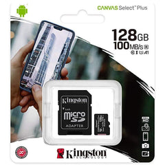 microSD Card 128 GB with Adapter 