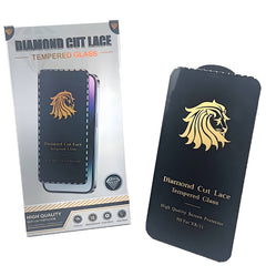 iPhone 14 Diamond Cut Lace Tempered Glass