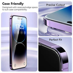 Anti-fingerprint and anti-glare treatment Screen Protector For iPhone 12