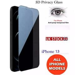 Tempered Glass Anti Peeping Privacy Protector for iPhone