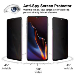 Tempered Glass Anti Peeping Privacy Protector for iPhone