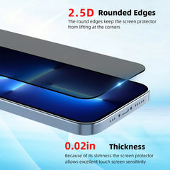 Hide your sensitive personal data with the privacy tempered glass.