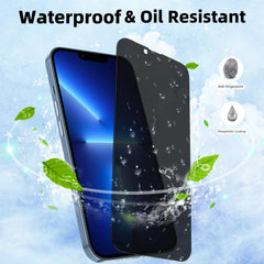 9H Hardness Scratch Resistant Bubble Free Anti Spy Tempered Glass For iPhone