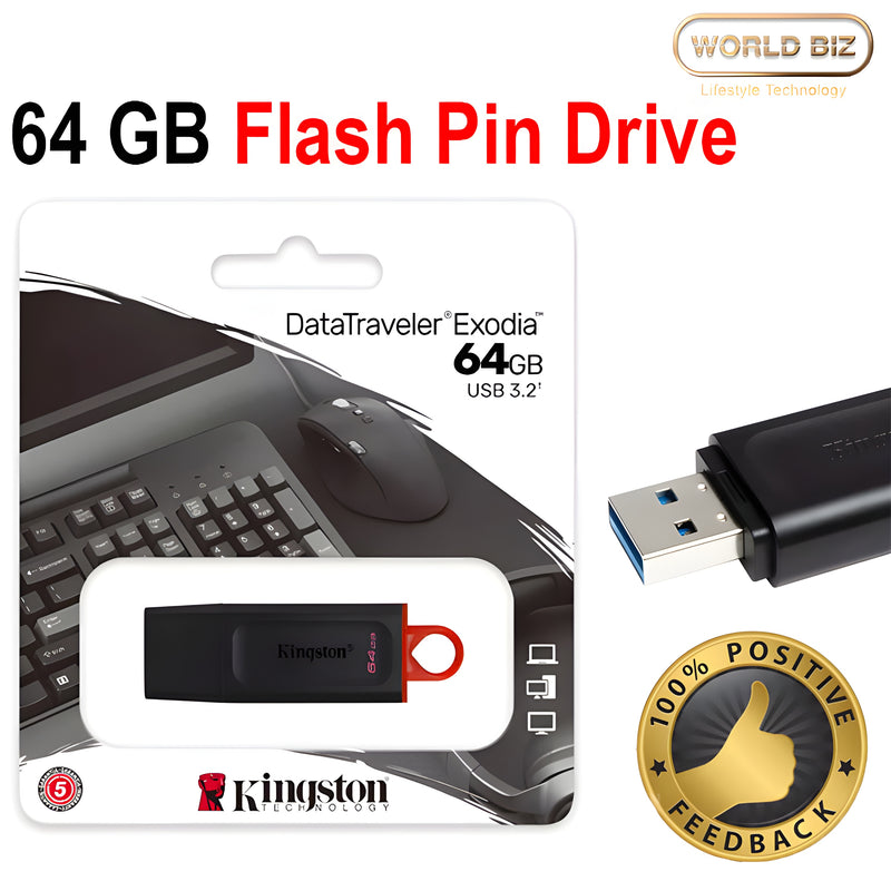 64GB USB 3.0 Flash Pen Memory Drive