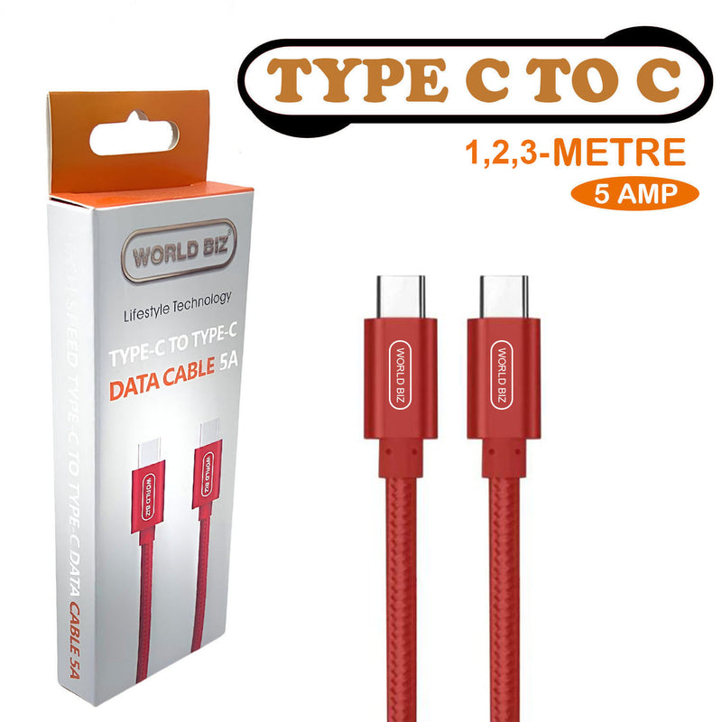 Type C to C Charging Cable