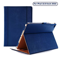 For iPad 10.9" (2022) Genuine Leather Case