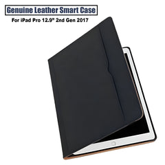 For iPad 12.9" 2nd Gen (2017) Genuine Leather Case