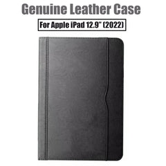 For iPad 12.9" (2022) Genuine Leather Case