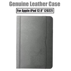 For iPad 12.9" (2022) Genuine Leather Case