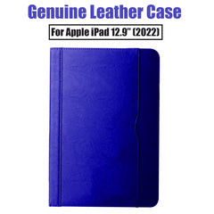 For iPad 12.9" (2022) Genuine Leather Case