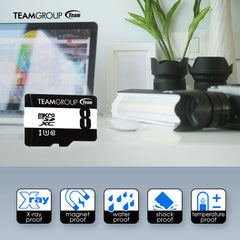 Team 8GB microSD C10 Memory Card with Adapter